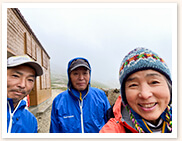 薬師岳山荘 女将とマスターと若