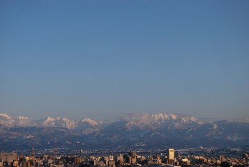 先日からの大雪で、富山市内も雪景色