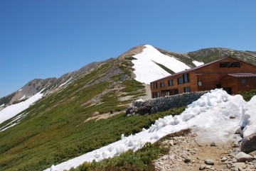 八ヶ月ぶりに見る無事な小屋の姿。毎年ホッとする瞬間なんです。