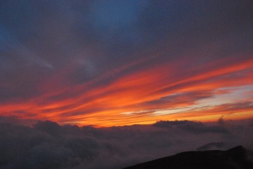 雲上炎上・・？